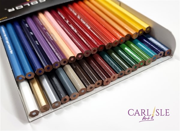 Prismacolor 2428 Verithin Colored Art Woodcase Pencils, 36 Assorted  Colors/Set 