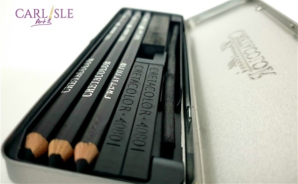 Cretacolor - Noir Charcoal Drawing Set