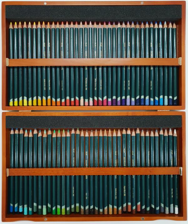 Derwent Watercolour Pencils Wooden Box Set Of 72