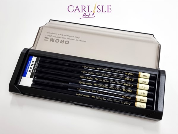 Tombow Mono Graphite Pencil Set of 12 - 6H to 6B