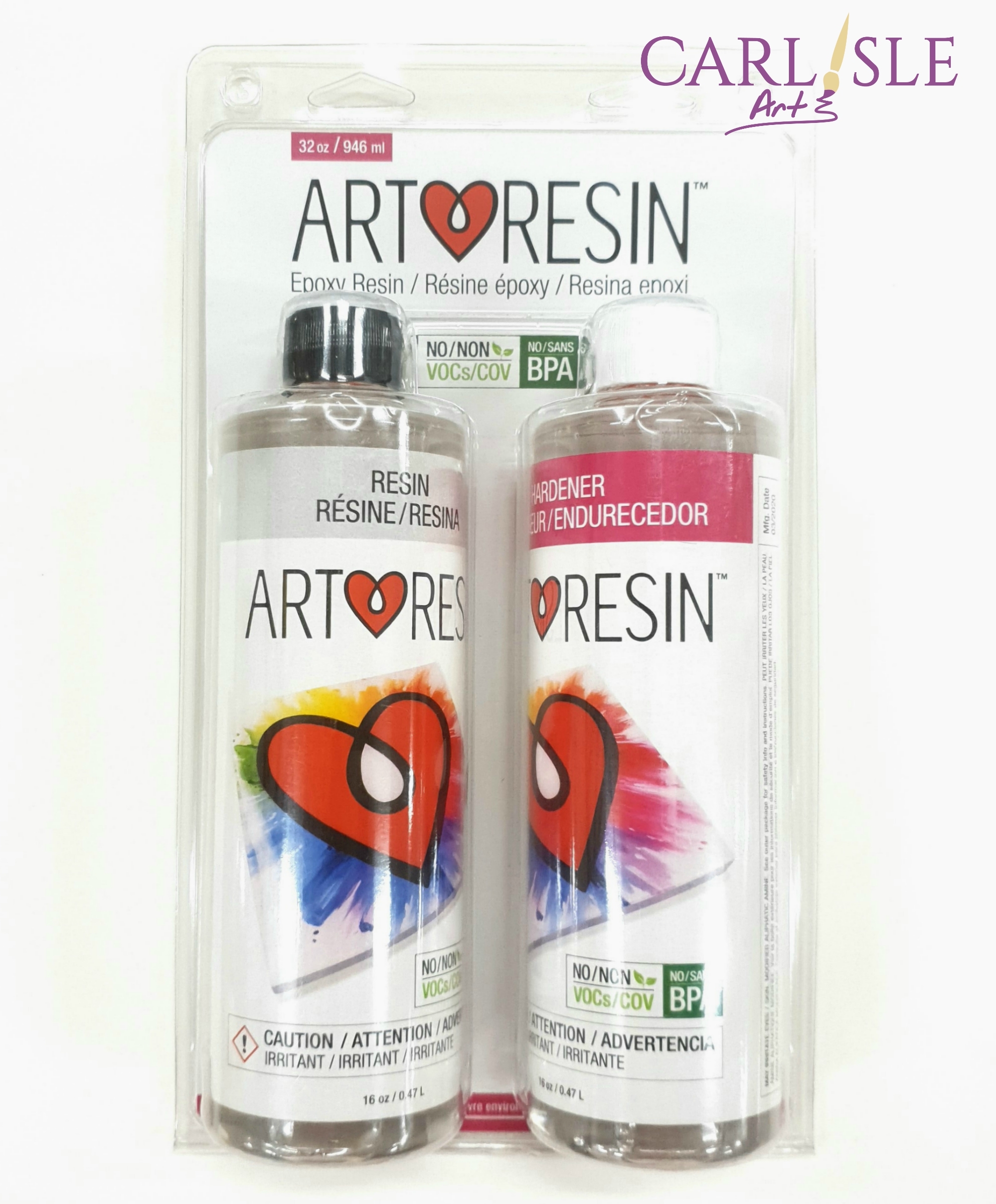 ArtResin - Epoxy Resin - Clear - Non-Toxic - 16 oz (474 ml)