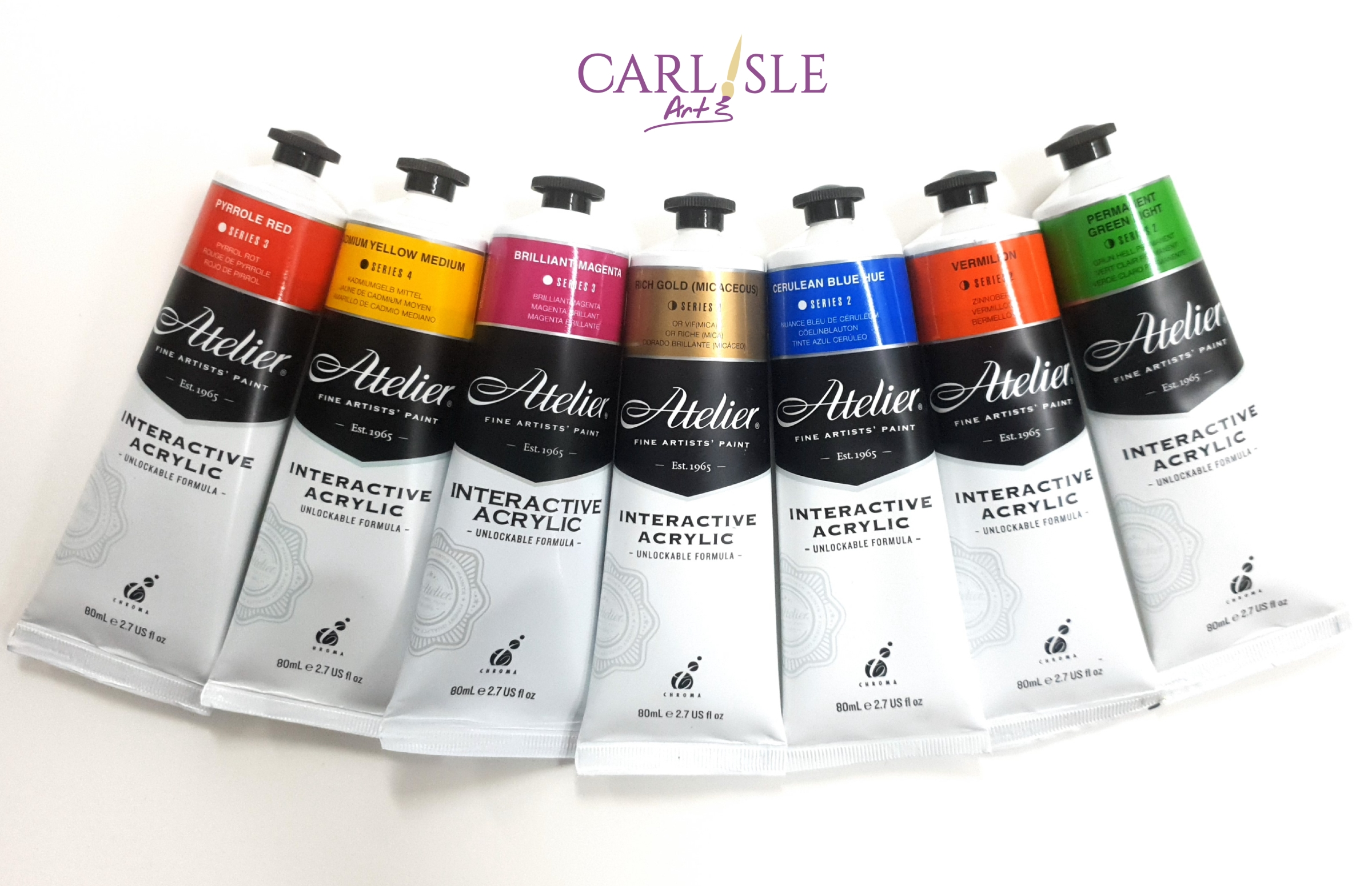 Atelier Artist Acrylic Series 1 80mL Titanium White Paint