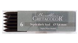 Cretacolor Artist Lead Black Chalk 6/Pack