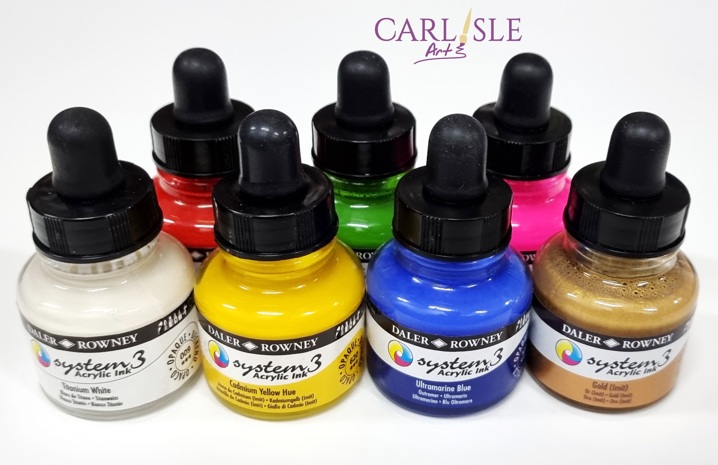 Daler Rowney System 3 Acrylic Ink - Choose Your Colour