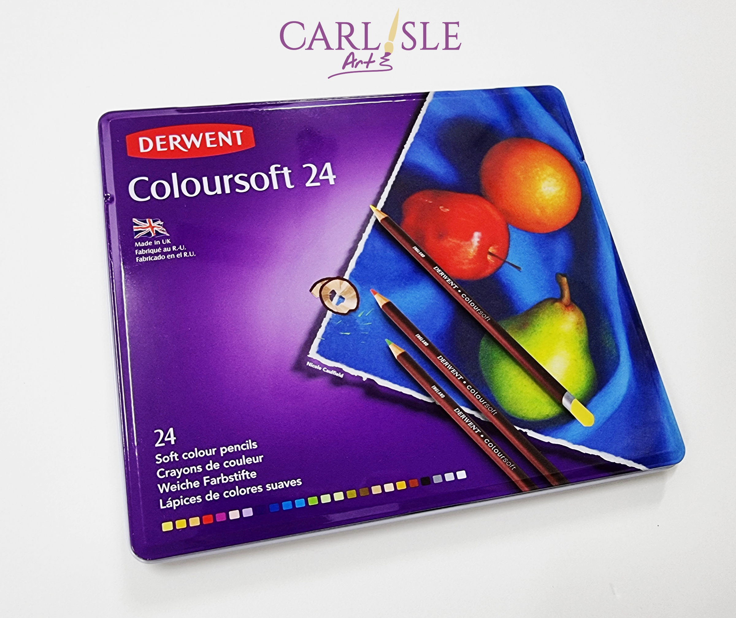 Derwent Coloursoft Pencils Set Of 24
