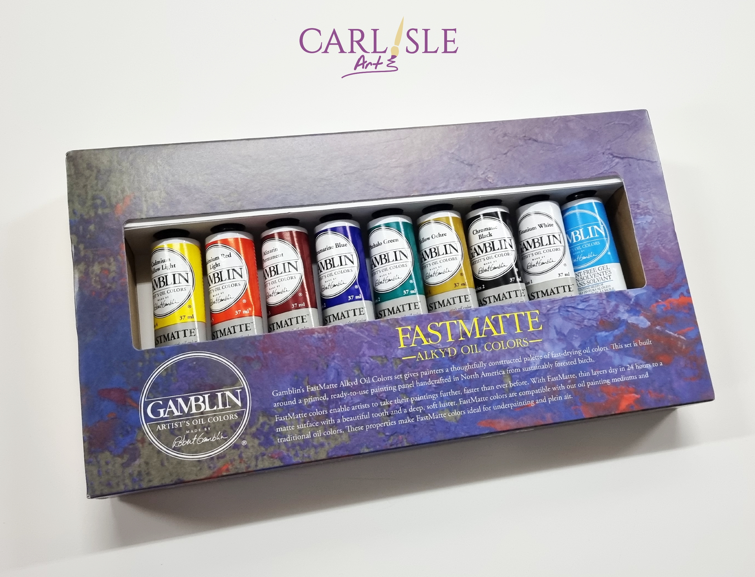 Gamblin Artist's Oil Colors - FastMatte Alkyd Oil Colors Introductory Set