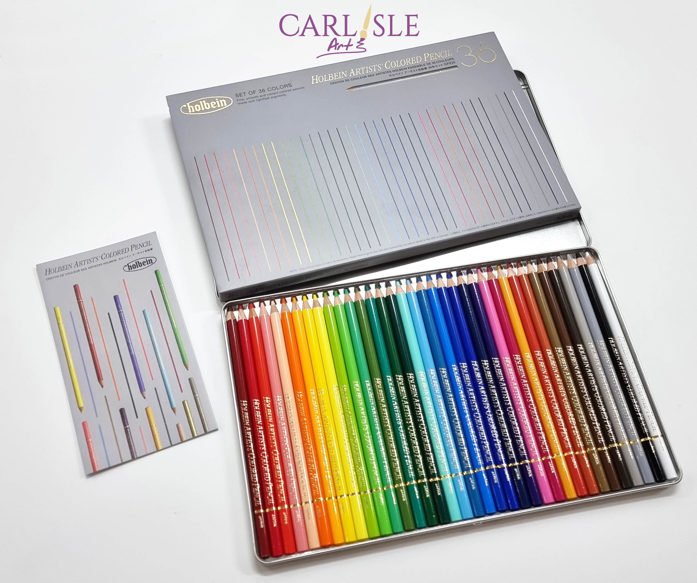 Holbein : Artists' Colored Pencil : Set of 36