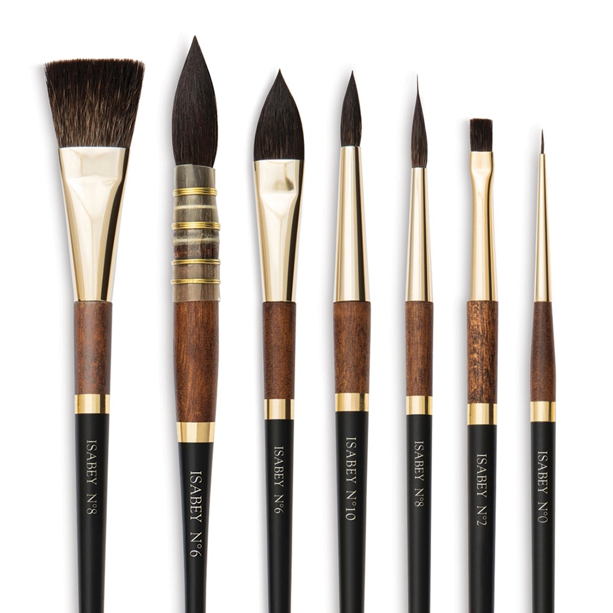 Isabey Pure Squirrel Watercolour Brush - Choose Your Shape & Size