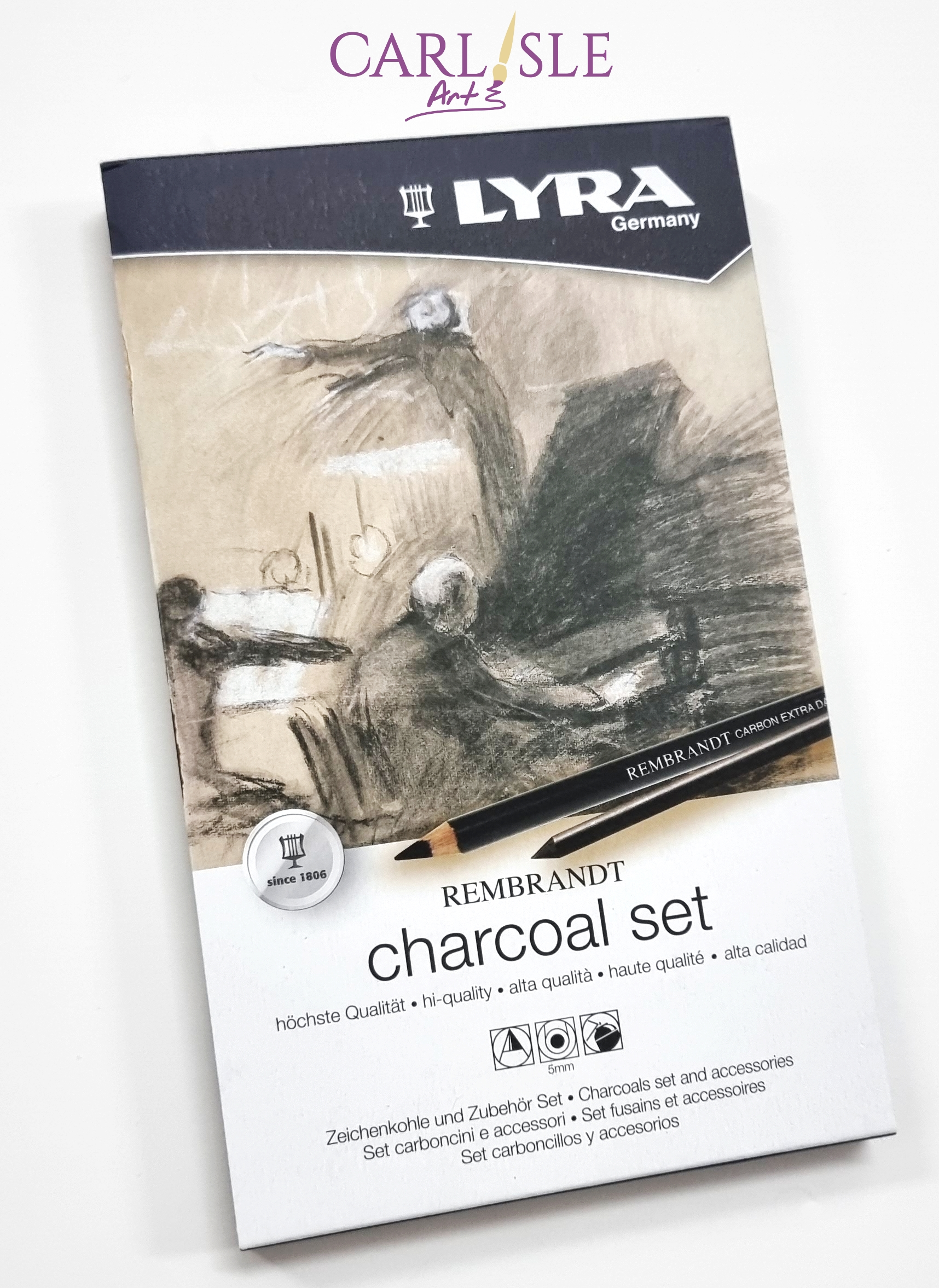 Cretacolor - Flinders Street Black Box Charcoal Drawing Set Of 20