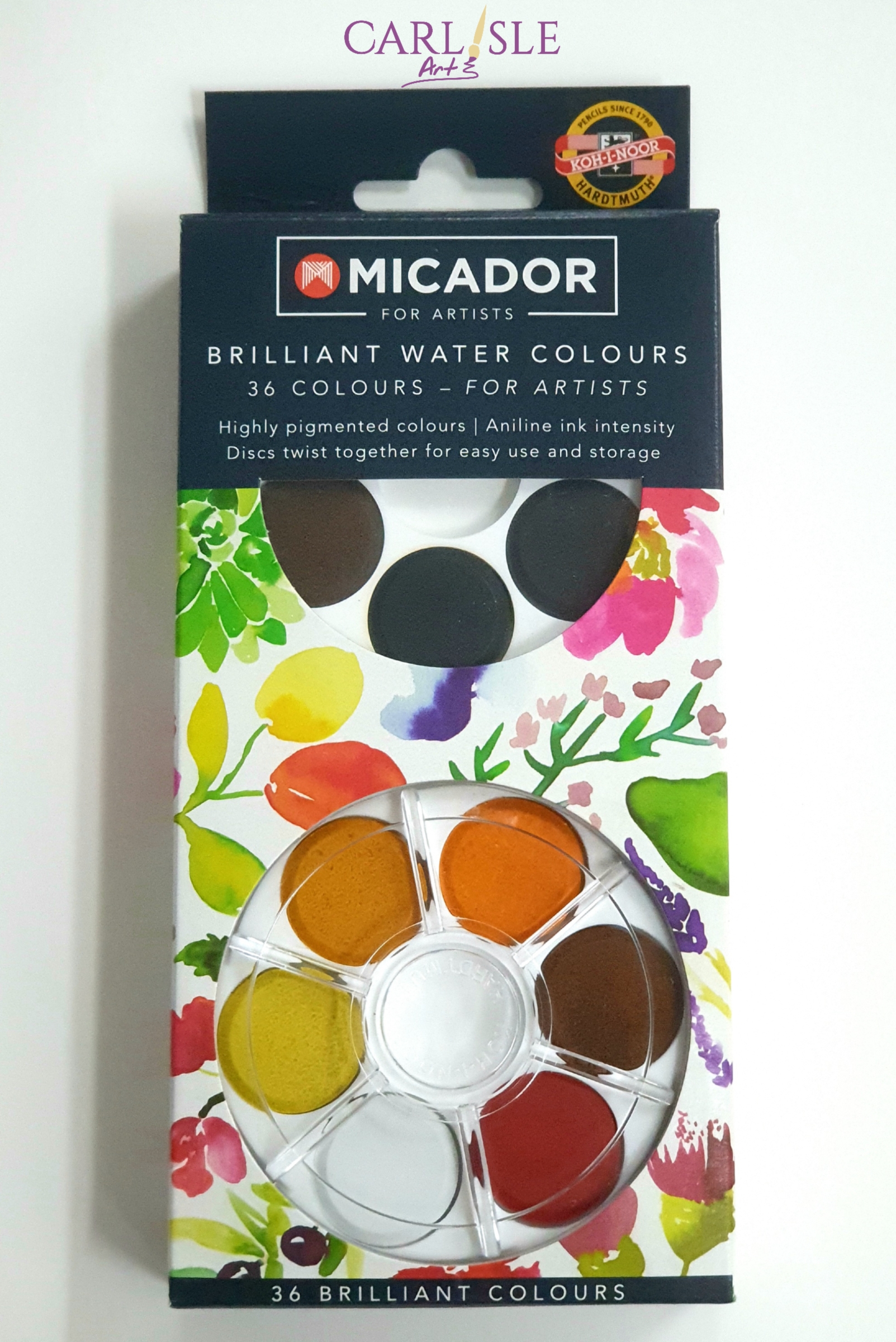 Micador Stylist Watercolours Palette Disc Set Of 48