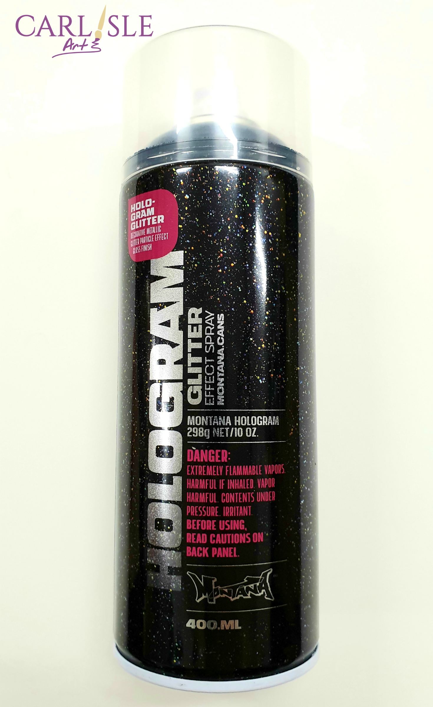 Montana Cans HOLOGRAM GLITTER EFFECT Semi-gloss Clear Glitter