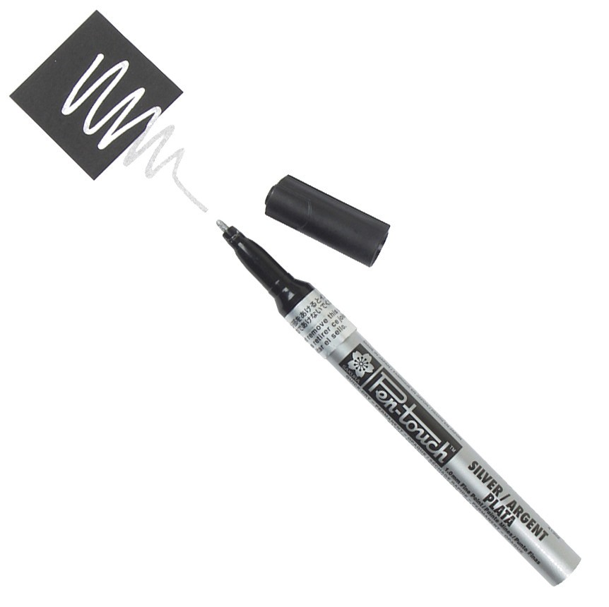 Pentouch Metallic Ink Marker Wht. 0.7mm