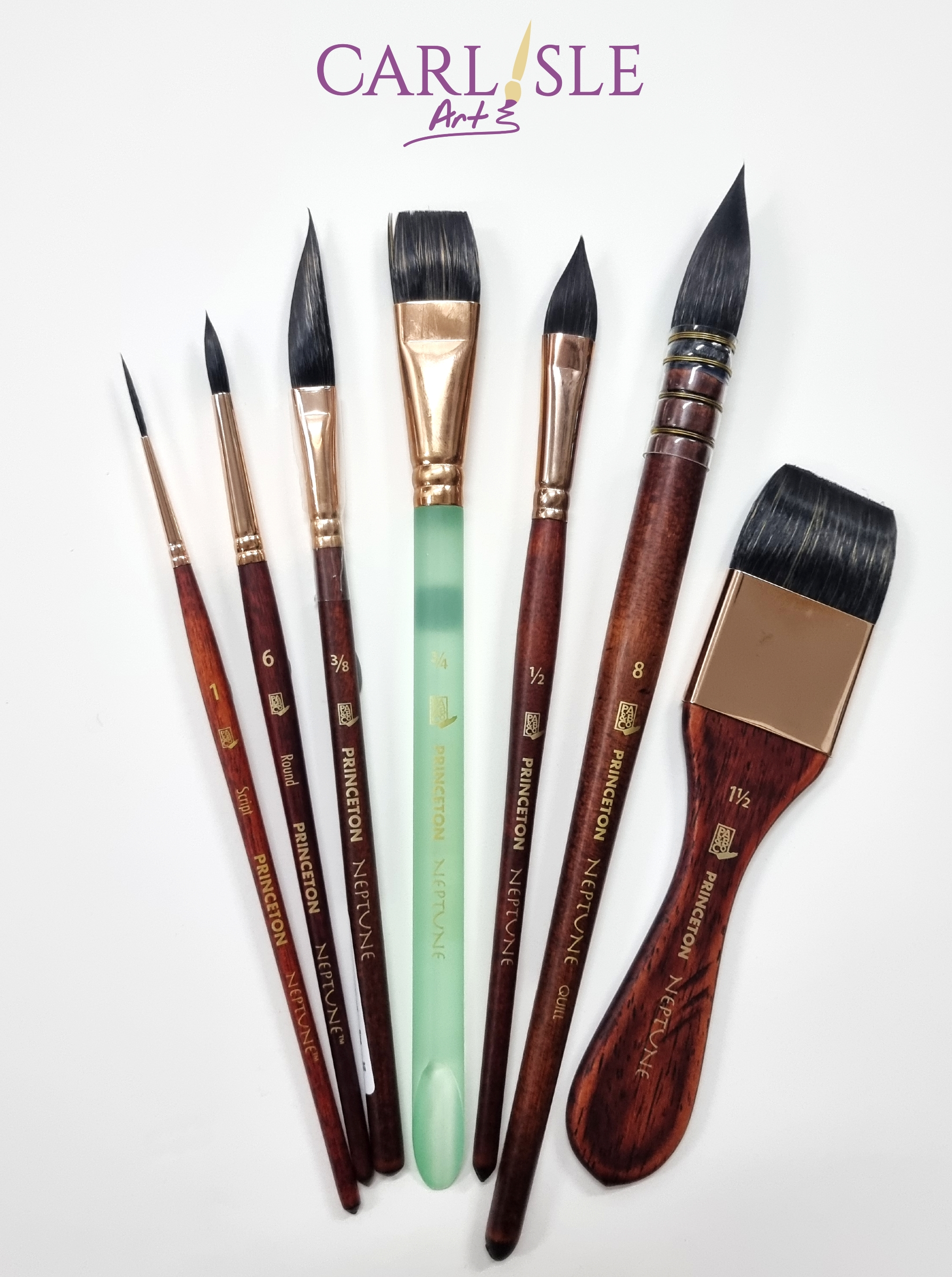 Princeton Neptune Artist Watercolour Brush - Choose Your Brush
