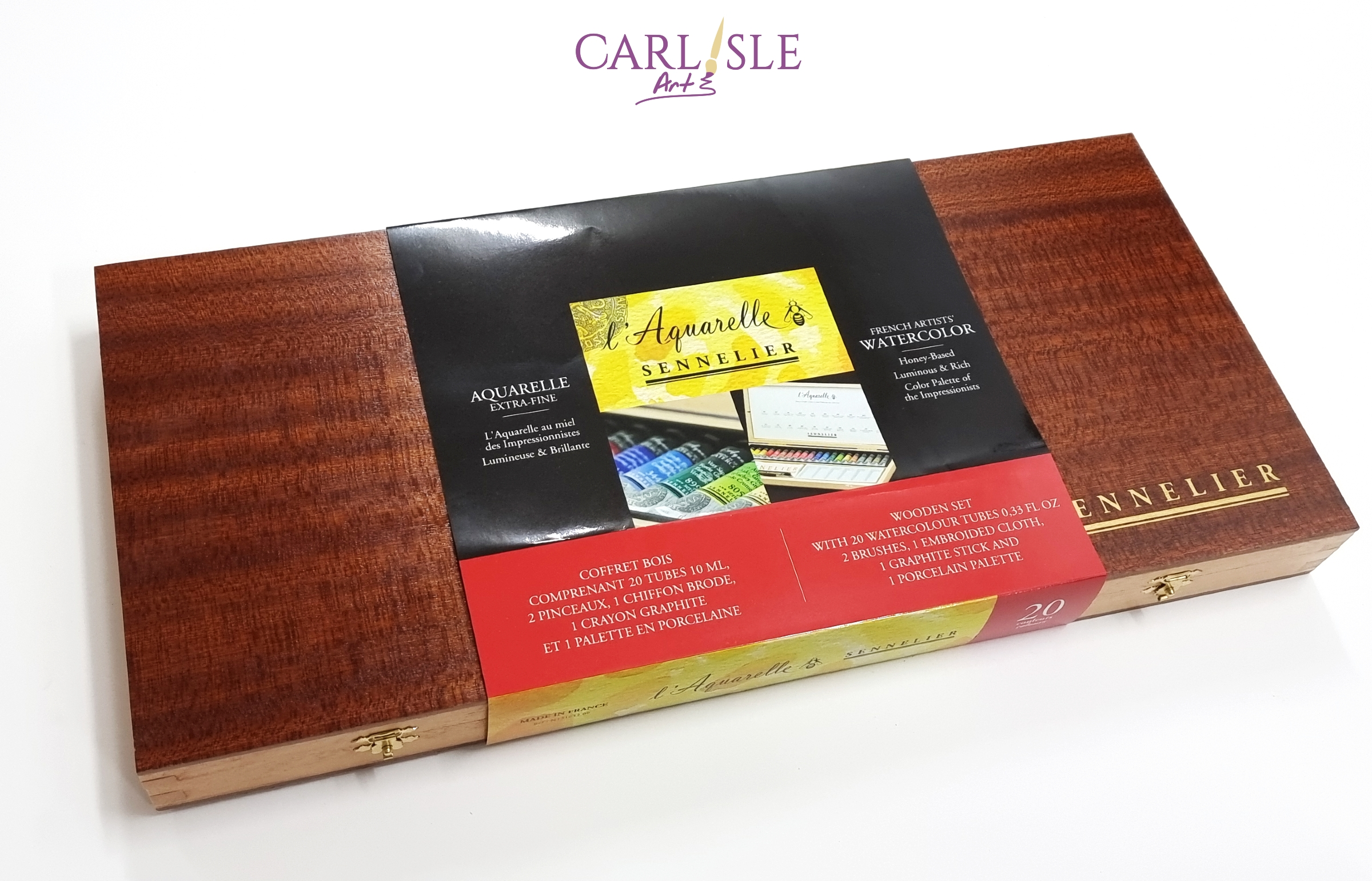 Schmincke Horadam Aquarell Watercolor - Luxury Wood Box Set of 24