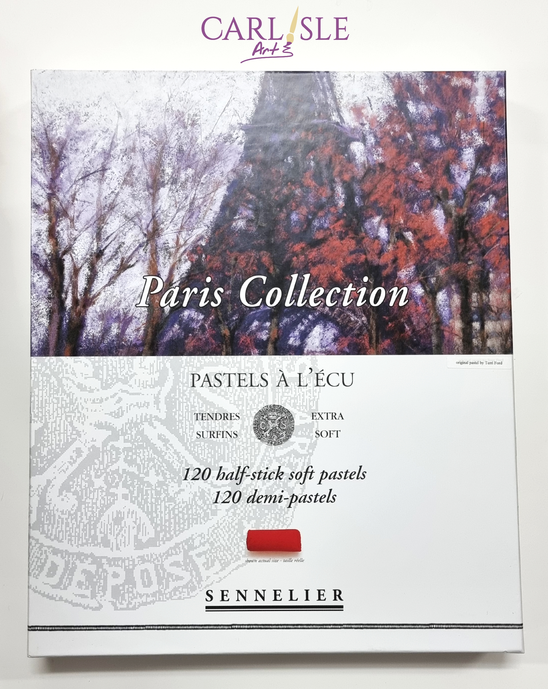 Sennelier Paris Collection Set of 120 Extra Soft Half Pastels