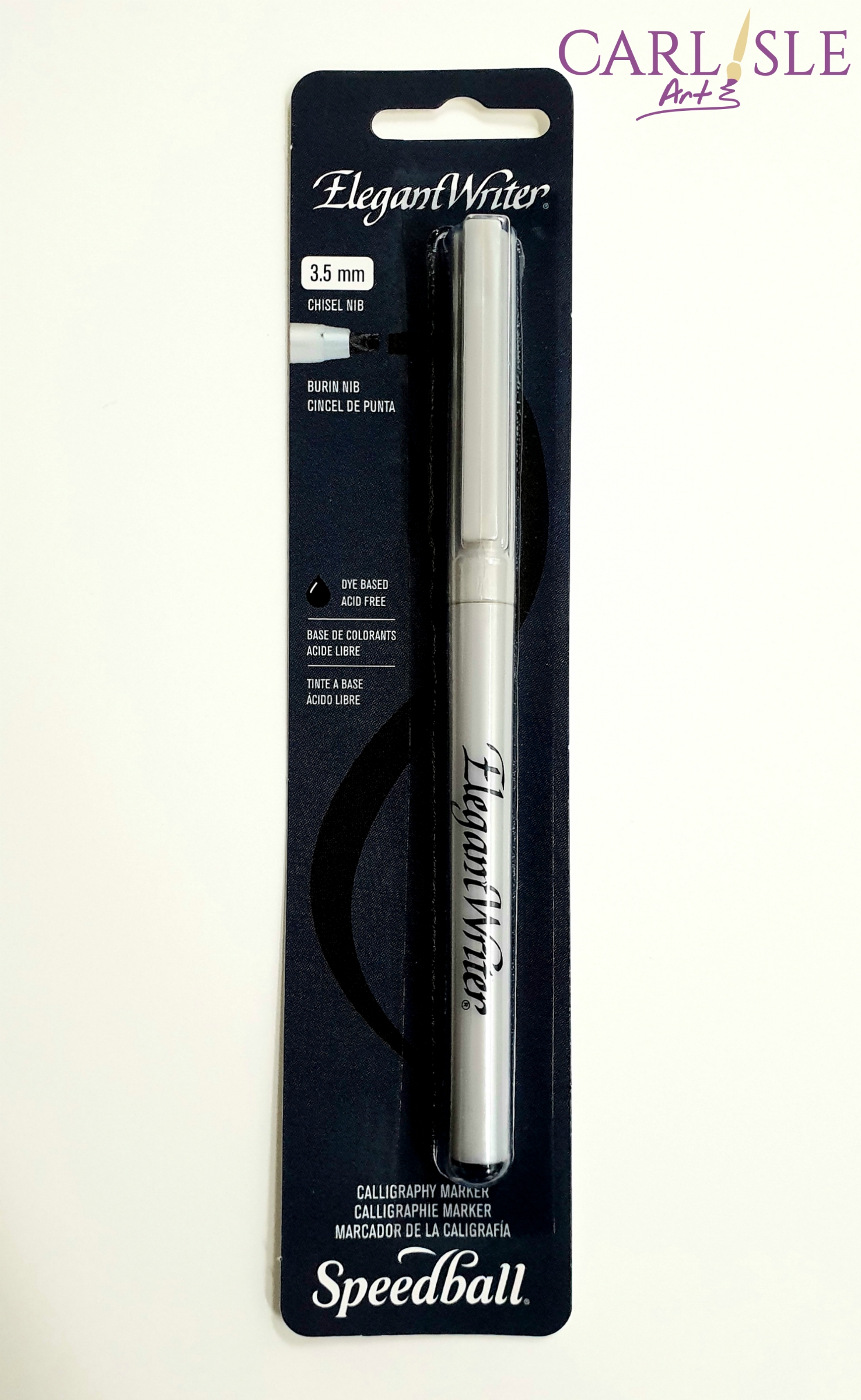 Black Chisel Nib Elegant Writer Calligraphy Marker - 2mm