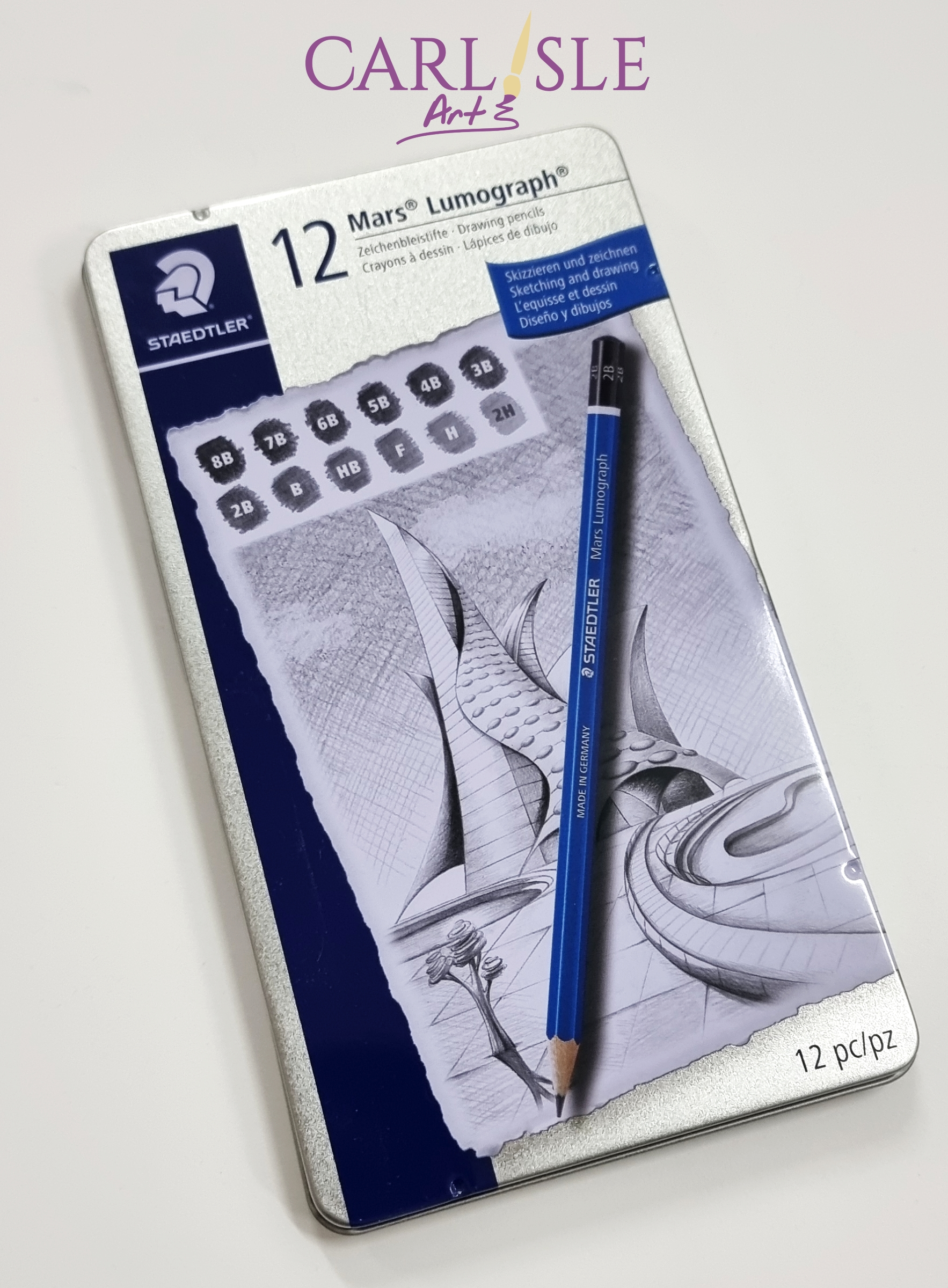 Lápices Staedtler Mars Lumograph 4pz, Lápices